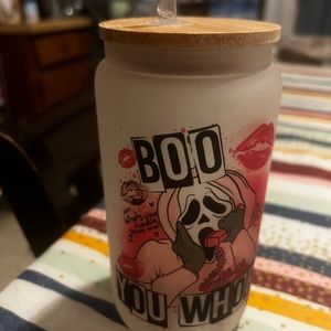 Halloween (Scream) glass cup